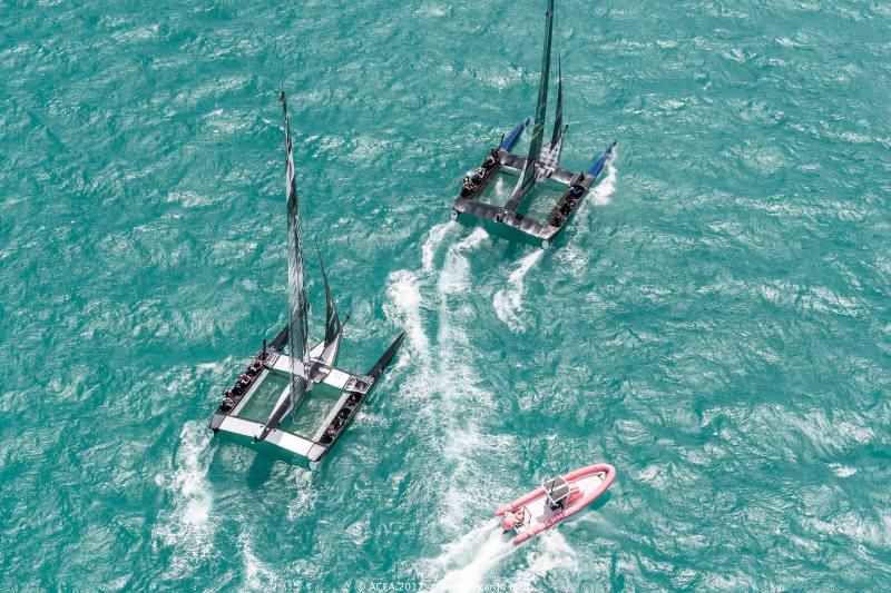 Artemis Racing Team delivers one final blow to SoftBank Team Japan to advance. America's Cup: Magic on Blue