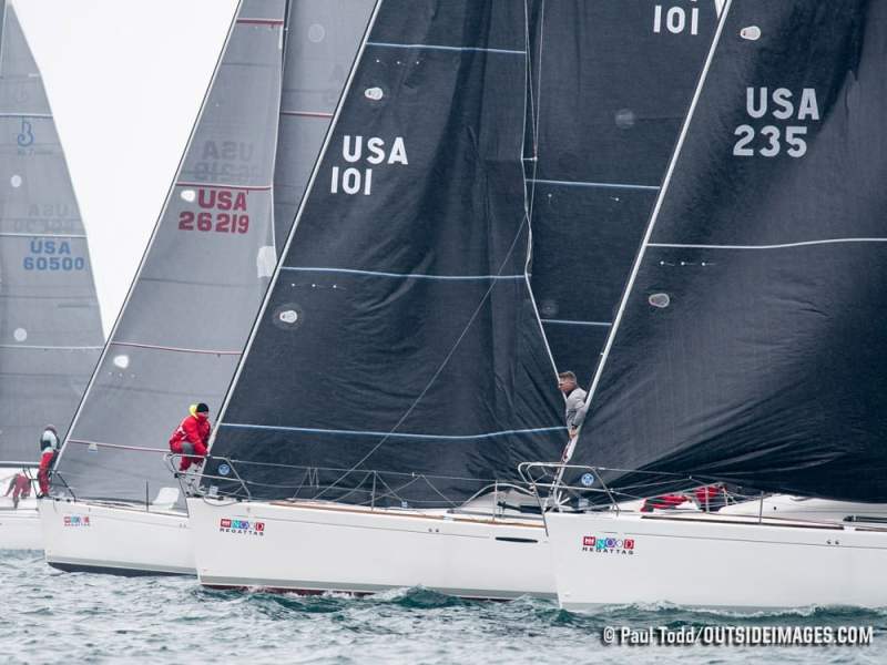 Sunday's final 2018 Chicago Nood Regatta race