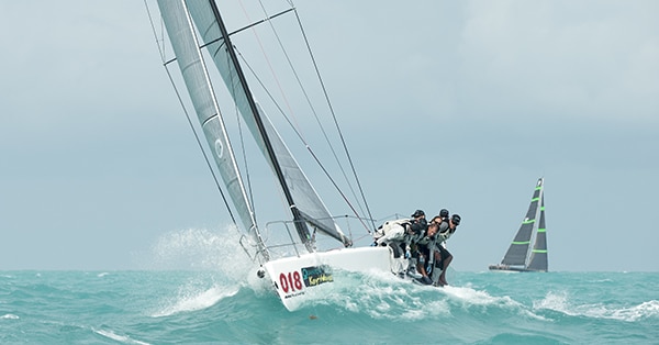 It may be cold up north, but in Key West, the sailing season never ends.