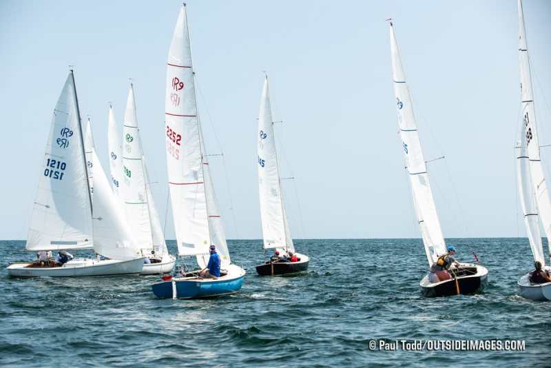 sailboats racing in Marblehead, Massachusetts
