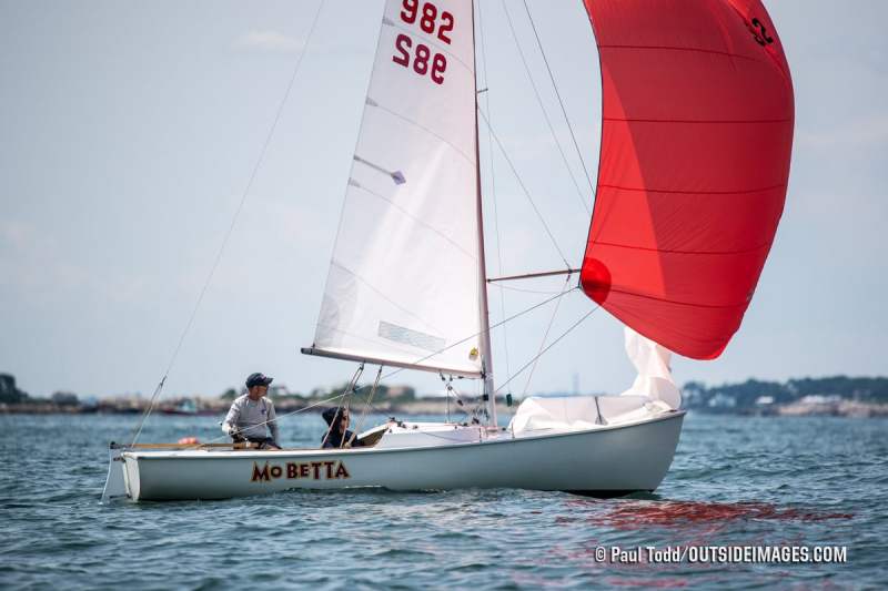 sailboats racing in Marblehead, Massachusetts