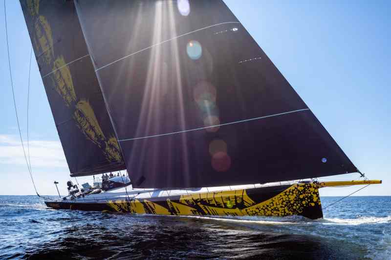 The ClubSwan 125 undergoes sea trials ahead of its 2021 racing season. Designed by Juan Kouyoumdjian, the boat 125-footer now stands as the racing flagship of the Nautor line.