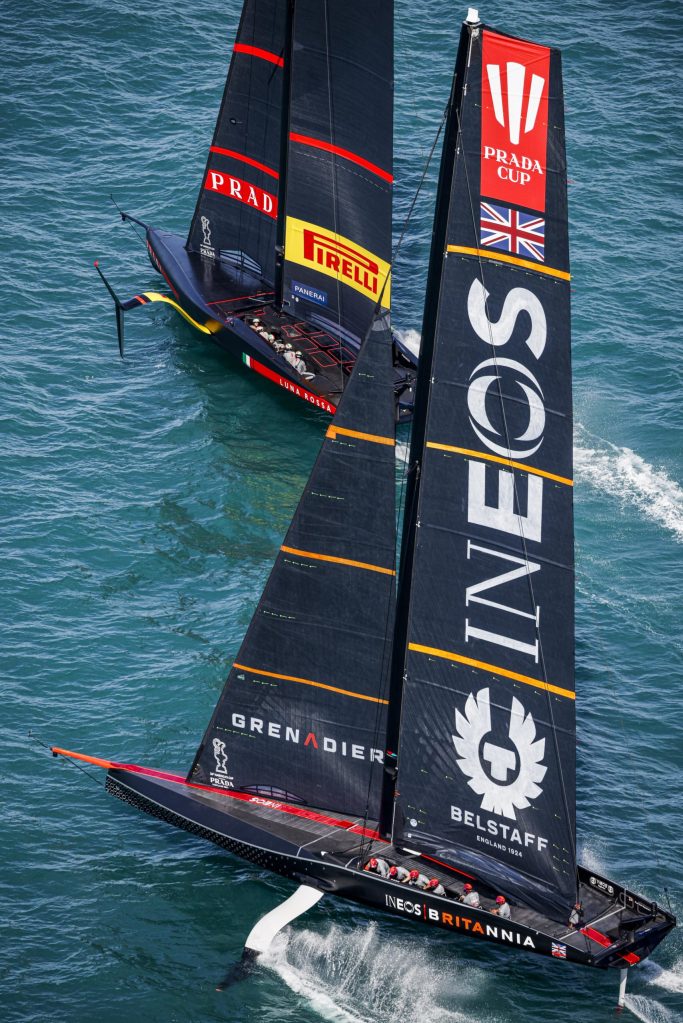 America's Cup boats racing