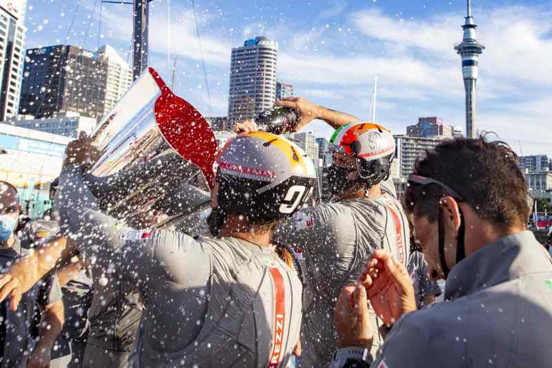 sailors celebrating