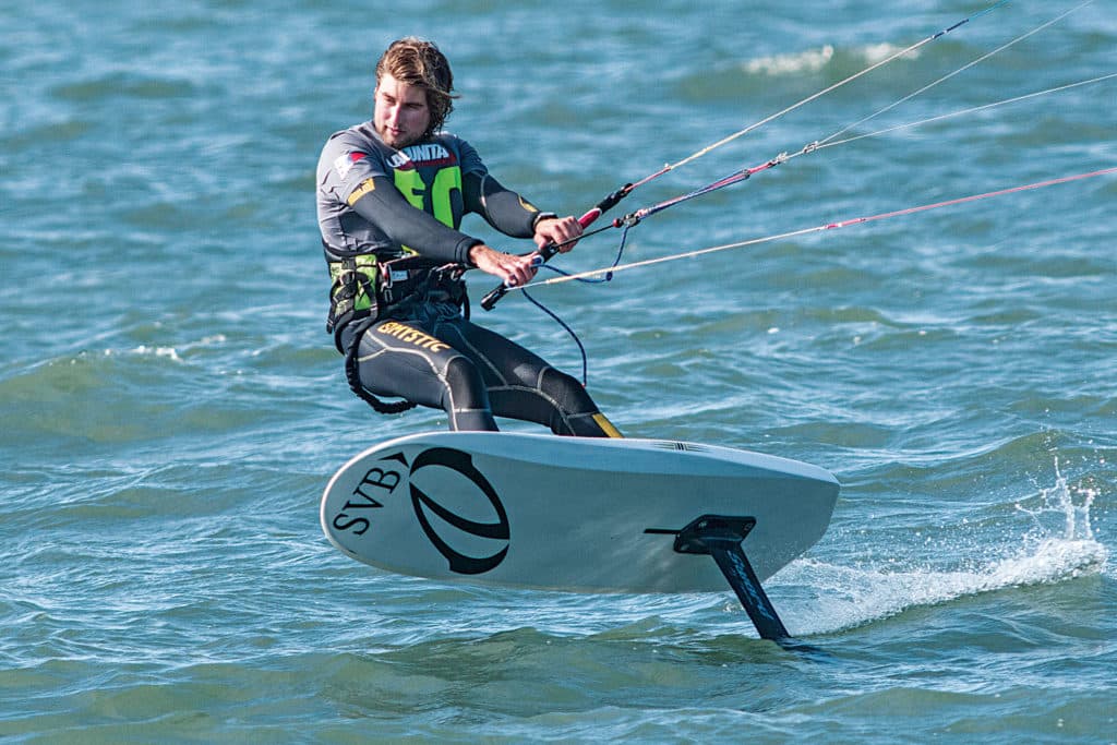 Johnny Heineken Kiteboard Foiling
