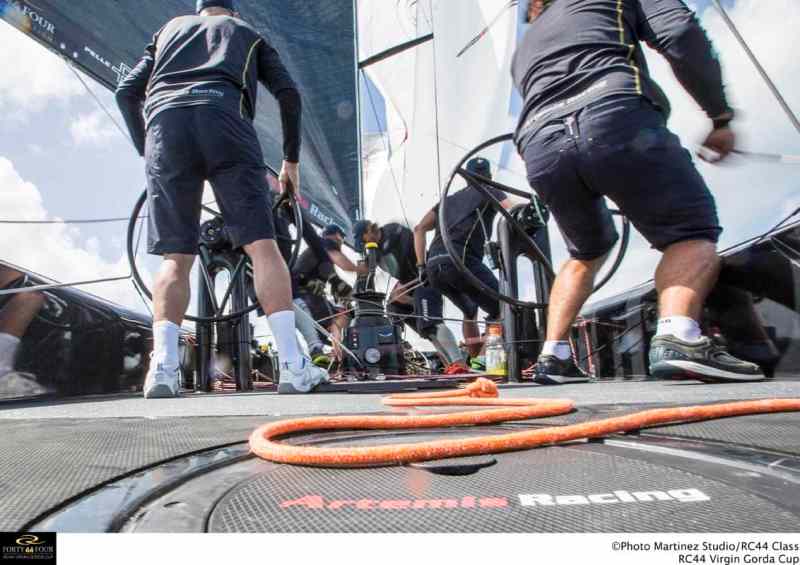 Crewwork on Artemis Racing
