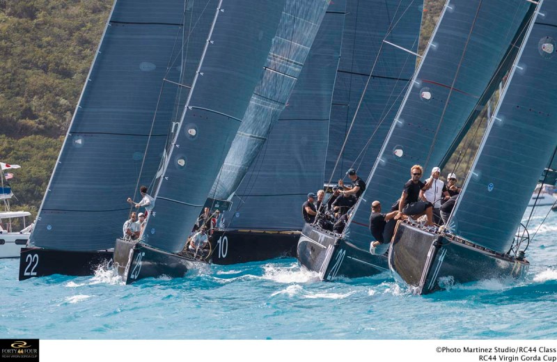 RC 44 Virgin Gorda Cup start