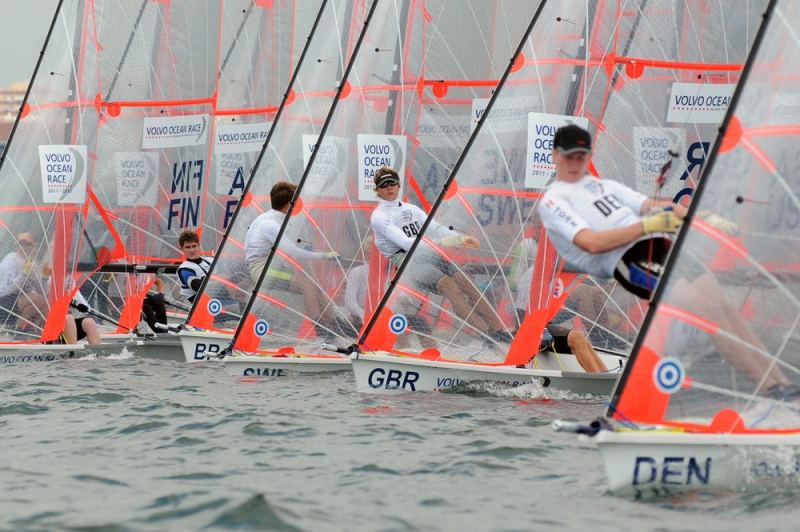 Free for editorial use image, please credit: Dave Kneale/Volvo Ocean RaceThe 29er class on day 1 of the Volvo Youth Sailing ISAF World Championships 2010, in Istanbul, TurkeyFor all photographic enquiries, please contact Tim Stonton on +34 606 905 497 or email tim.stonton@volvooceanrace.com. For further images, please go to http://images.volvooceanrace.comFor all media enquiries please contact Sophie Luther on +34 606 894 940 or email sophie.luther@volvooceanrace.com