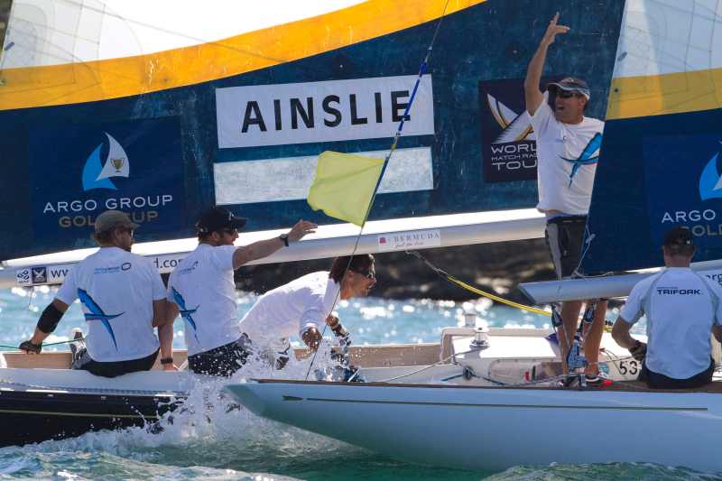 Ben Ainslie during the finals of the Argo Group Gold Cup 2010. Hamilton, Bermuda. 10 October 2010. Photo: Subzero Images/WMRT