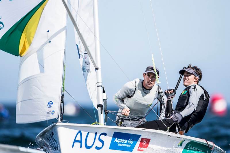 Matt Belcher and Will Ryan Australian 470 sailors