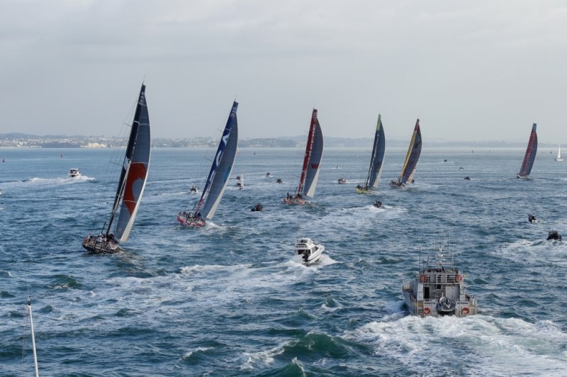 March 17, 2015. Start of Leg5 from Auckland (NZL) to Itajai (BRA).