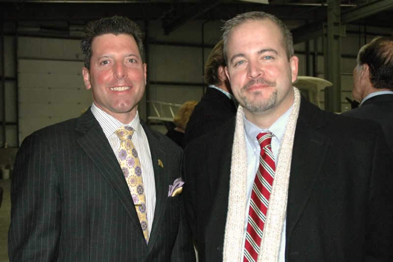 Bristol Town Council members Edward Stuart, Jr. and Nathan Calouro