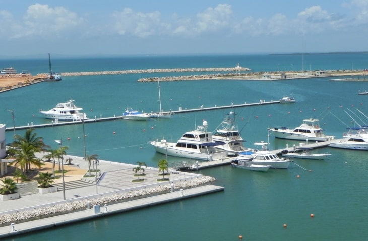 Marina Gaviota in Varadero, Cuba, the finish for the first Pilar Regatta