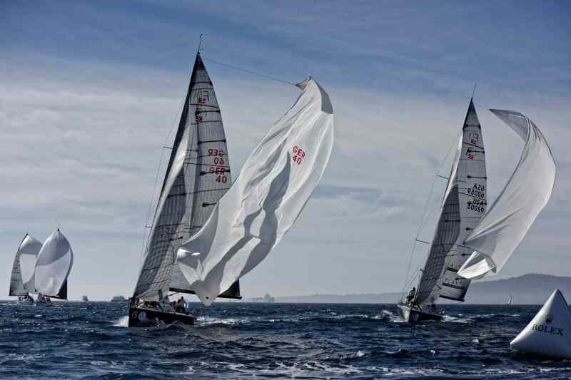 Struntje light, Sail Number: GER 40, Owner: Wolfgang Schaefer, Tactician: Francesco Bruni, Home Port: Lueneburg, GER , Yacht Type: Farr 40, Length: 40Plenty, Sail Number: USA 60059, Owner: Alex Roepers, Tactician: Terry Hutchinson, Home Port: New York, NY, USA , Yacht Type: Farr 40, Length: 40