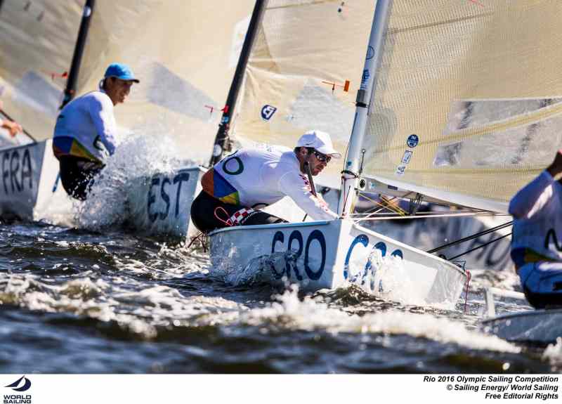 Olympic sailing Finn