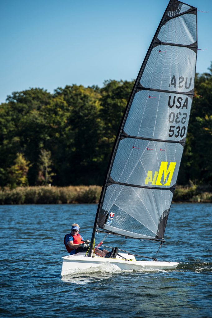 melges 14-foot sailboat
