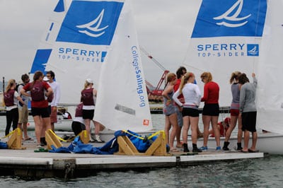 College Sailing from the dock Sailing World