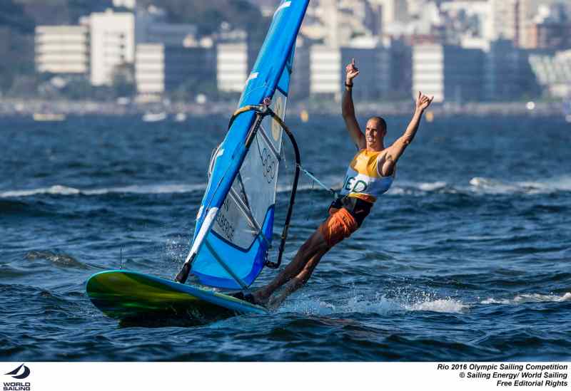 dorian van rijsselberghe gold medal olympics rio 2016 sailing