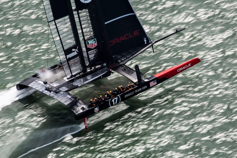 Defender Trials Day 2 / SFO July Testing Session / ORACLE TEAM USA / San Francisco (USA) / 18-08-2013