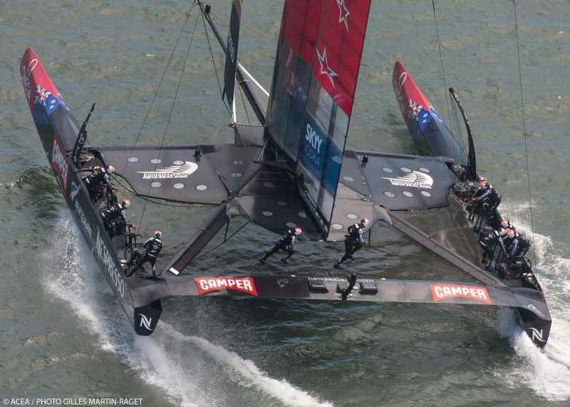 07/07/2013 - San Francisco (USA,CA) - 34th America's Cup - Louis Vuitton Cup - Round Robin - Race One - Emirates Team New Zealand Vs Luna Rossa (Luna Rossa forfeit)