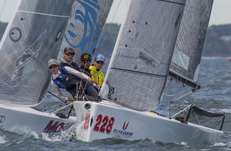 Lara Dallman-Weiss sailing 2017 NYYC One-Design