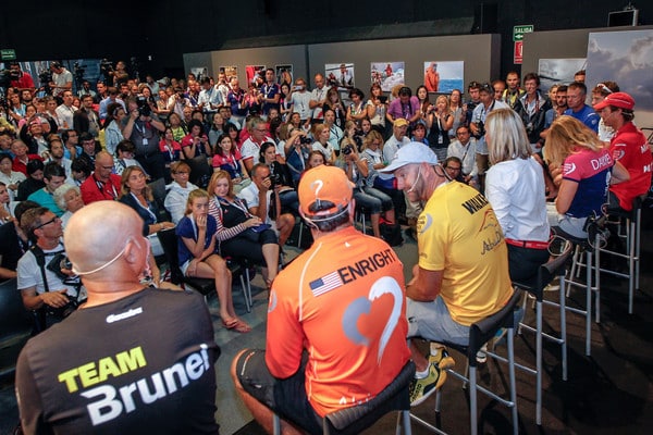 Leg 1 Press Conference Volvo Ocean Race skippers face the media before the October start of Leg 1.