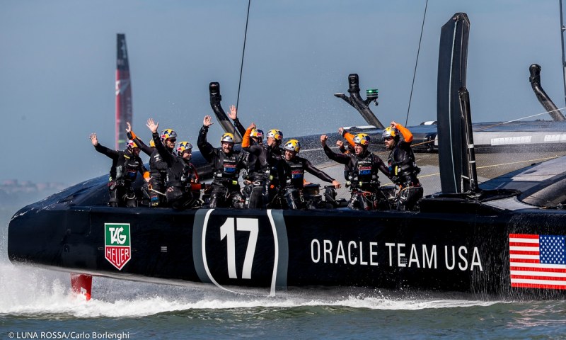 America’s Cup final
Oracle TEam USA
Race 17 – 18 San Francisco
34th AMERICA'S CUP
America's Cup final
Oracle TEam USA
Race 17 - 18
Photo: © LUNA ROSSA/Carlo Borlenghi