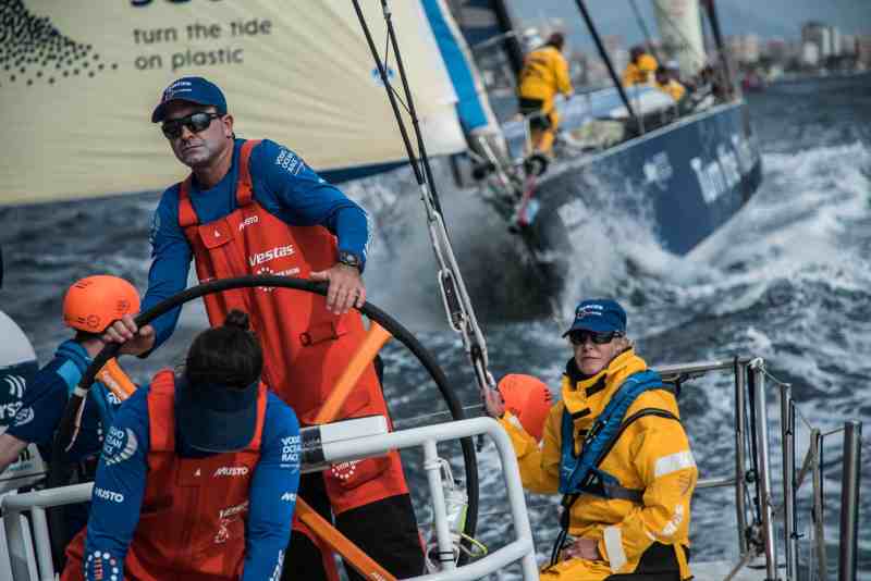 Leg 01, Alicante to Lisbon, day xx, on board Vestas 11th Hour Racing. Photo by James Blake/Volvo Ocean Race. 22 October, 2017 Volvo Ocean Race