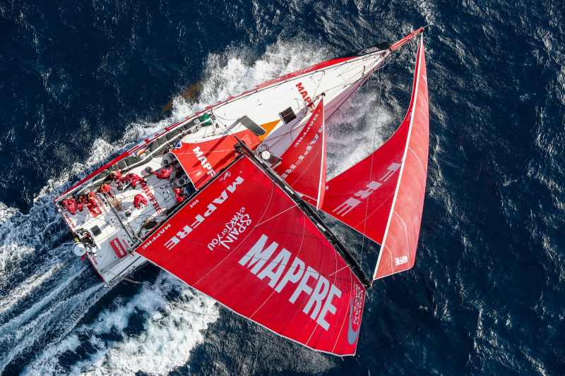 Alicante stopover. Start. Photo by Ainhoa Sanchez/Volvo Ocean Race. 22 October, 2017. Volvo Ocean Race