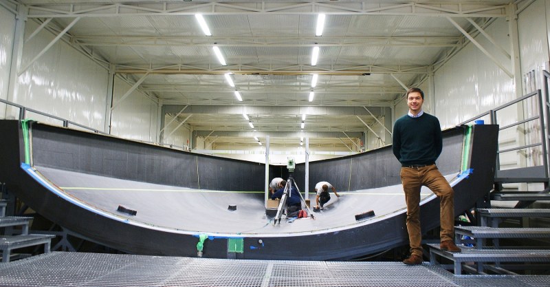 Marcello Persico in the Persico Marine Boatyard in Bergamo (Italy)