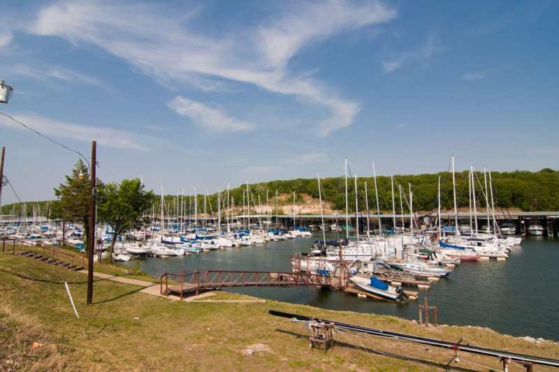 Grandpappy Marina on Lake Texoma near Denison, Texas.