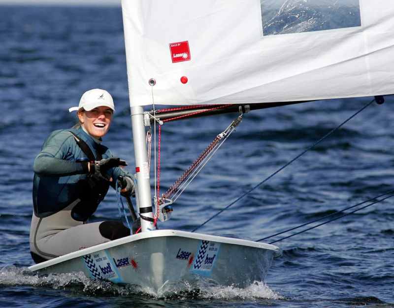 Laser Radial sailor Paige Railey