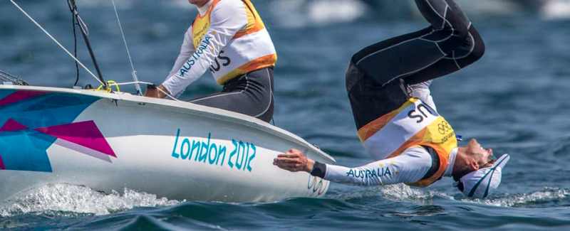 GOLD:Belcher Mathew, Page Malcolm, (AUS, 470 Men)2012 Olympic Games London / Weymouth