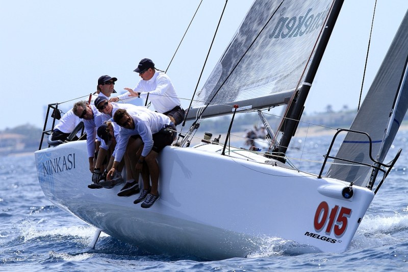 The Melges 32 fleet descended upon West Palm Beach, Fla., for the 2012 East Coast Championship. Ryan DeVos' Volpe nabbed the championship title on a tiebreaker. Photos ©2012 JOY | International Melges 32 Class Association.Read more in our Finish Line forum.