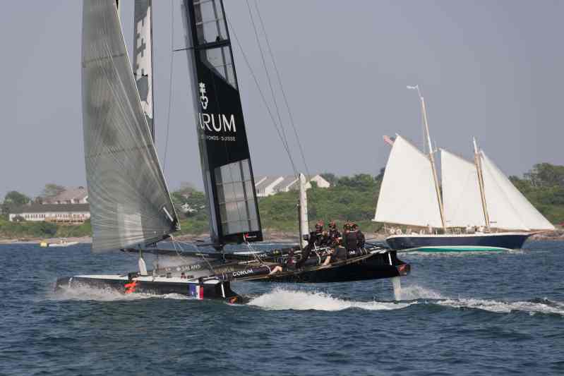 Energy Team practices in Newport ahead of the finale of the 2011-'12 ACWS.
