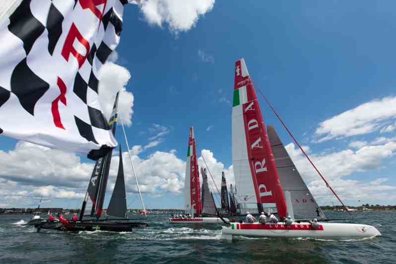 26/06/2012, Newport (USA,RI), 34th America's Cup, America's Cup World Series  Newport 2012, Official Training Day 1