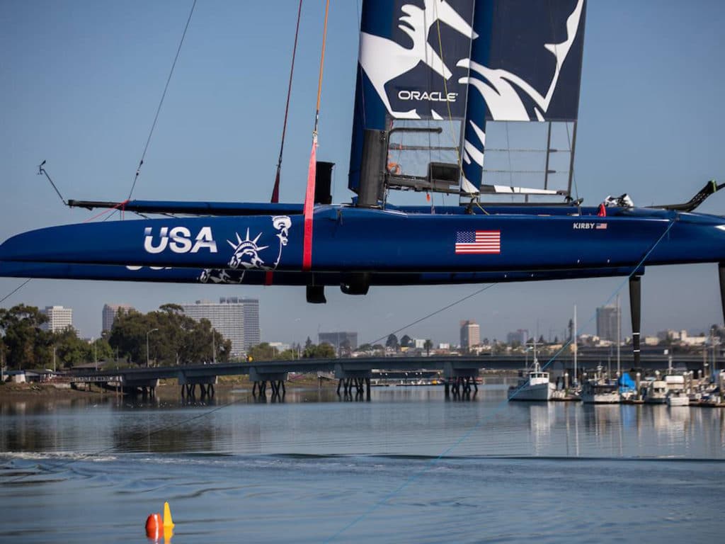 F50 racing catamaran