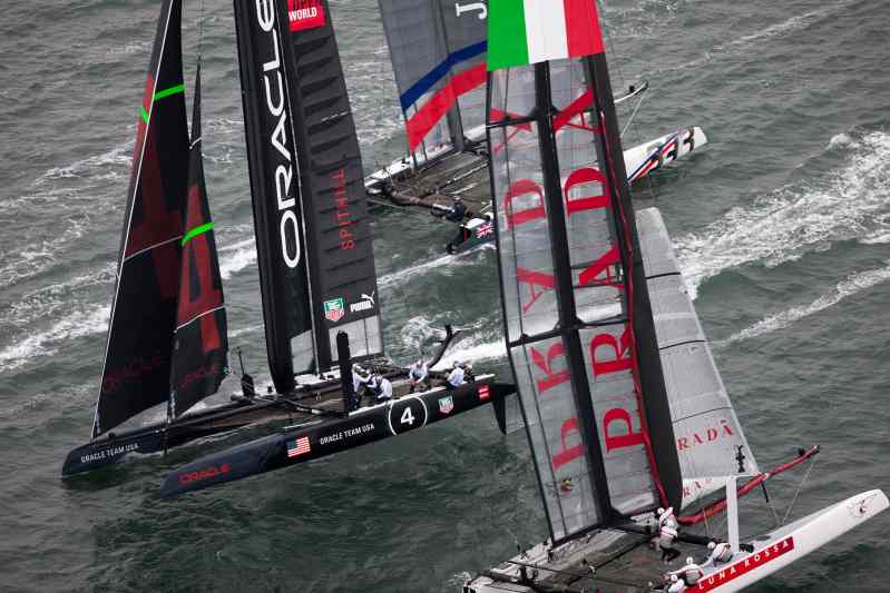 25/08/2012, San Francisco (USA,CA), 34th America's Cup, America's Cup World Series  San Francisco 2012 August, Race Day 4