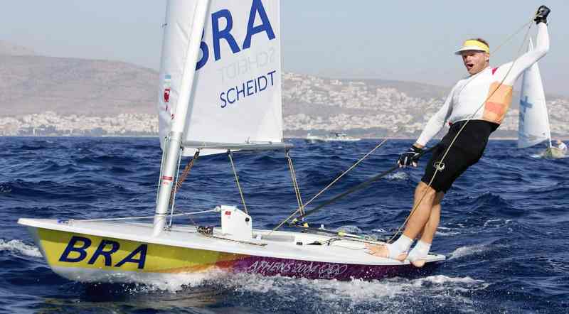 Brazil’s Robert Scheidt Robert Scheidt Laser Olympic Sailing