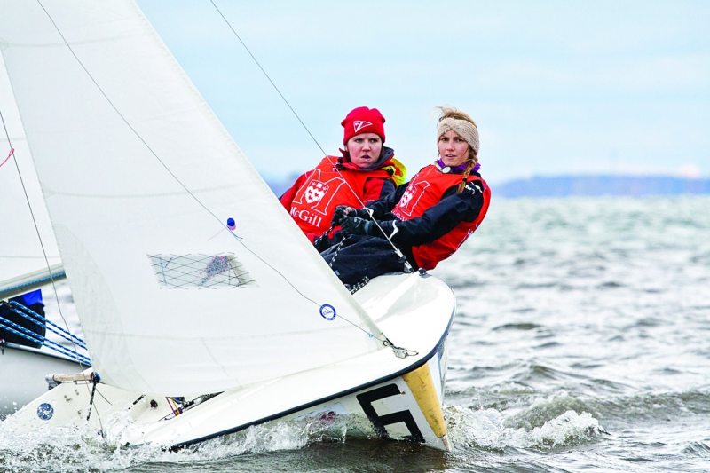 Sailors at McGill University compete in both NEISA and CICSA. During its limited sailing season, the team practices four days a week in addition to land workouts, social events and fundraisers.