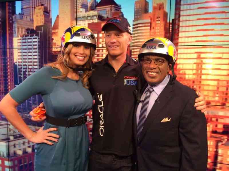Spithill with the WC crew Sailing World