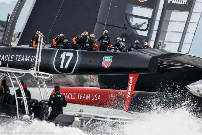 23/07/2013 - San Francisco (USA CA) - 34th America's Cup - Louis Vuitton Cup - Race Day 9 - Emirates Team New Zealand vs Luna Rossa