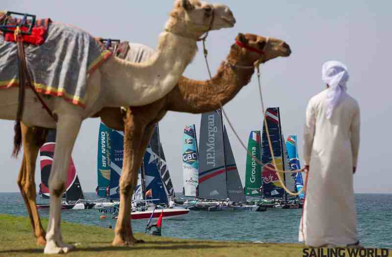 The Extreme Sailing Series 2014. Act 2. Muscat. Credit - Lloyd Images