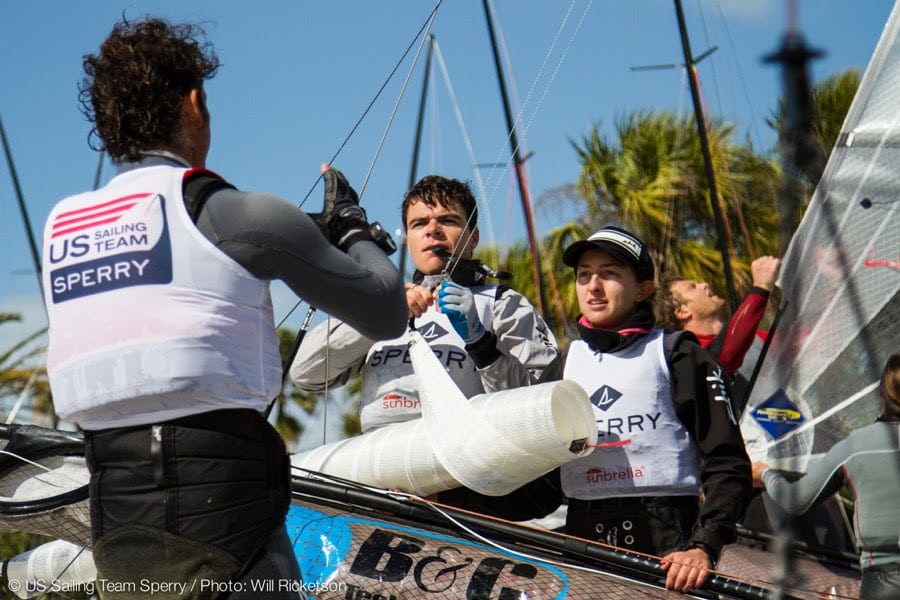 USSTS Nacra 17 Sailors
