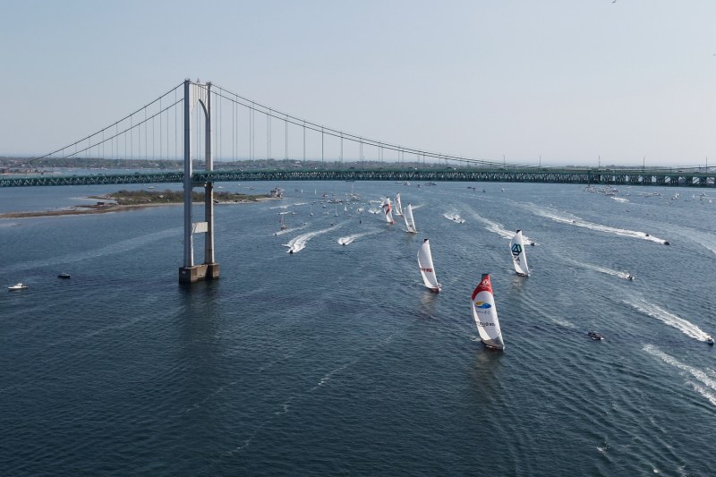 May 16, 2015. Leg 7 Start in Newport.