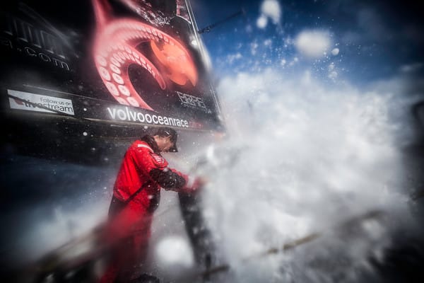 PUMA Ocean Racing powered by Berg clinches their second consecutive win in Miami, Florida, during Leg 6 of the Volvo Ocean Race. Photos by Ian Roman, Paul Todd, VOR media crewmembers Diego Fructuoso/Team Telefonica, Yann Riou/Groupama Sailing Team, Hamish Hooper/CAMPER ETNZ, Nick Dana/Abu Dhabi Ocean Racing.
Click here to read more about the racing in our Finish Line forum. Click here to read the latest blogs about the VOR.