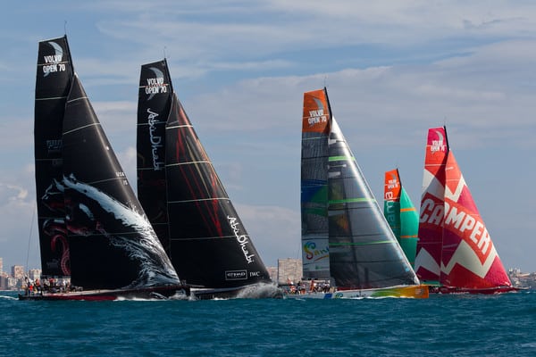 Pro-Am Race day during the Volvo Ocean Race 2011-12 Alicante stopover. Fleet. (Credit must read: IAN ROMAN/Volvo Ocean Race)