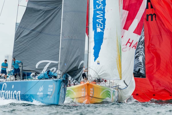Volvo Pile-Up Sailing World