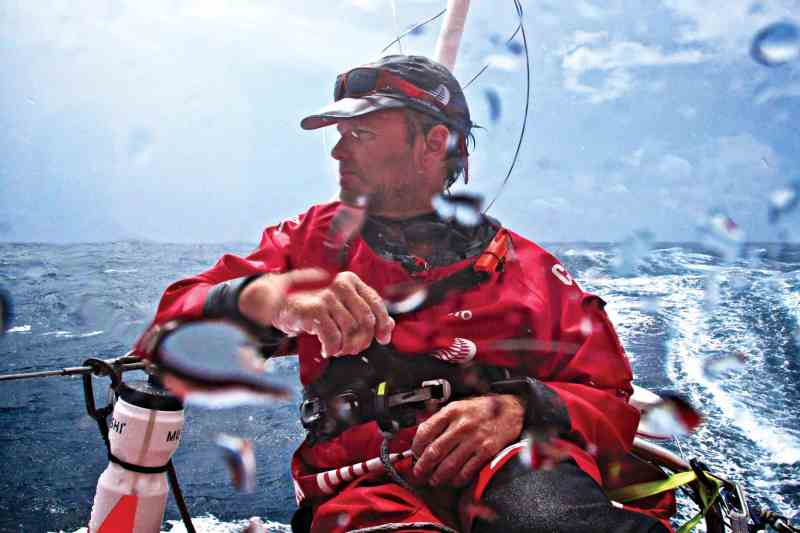 TEAM VESTAS WIND CHRIS NICHOLSON, the mild-mannered skipper from Australia, enters the race well behind his competitors in terms of sailing time and development of the VO65. He says, however, his ultimate goal is to build an experienced core team that’s consistent throughout the race, allowing to get up to speed on the fly.