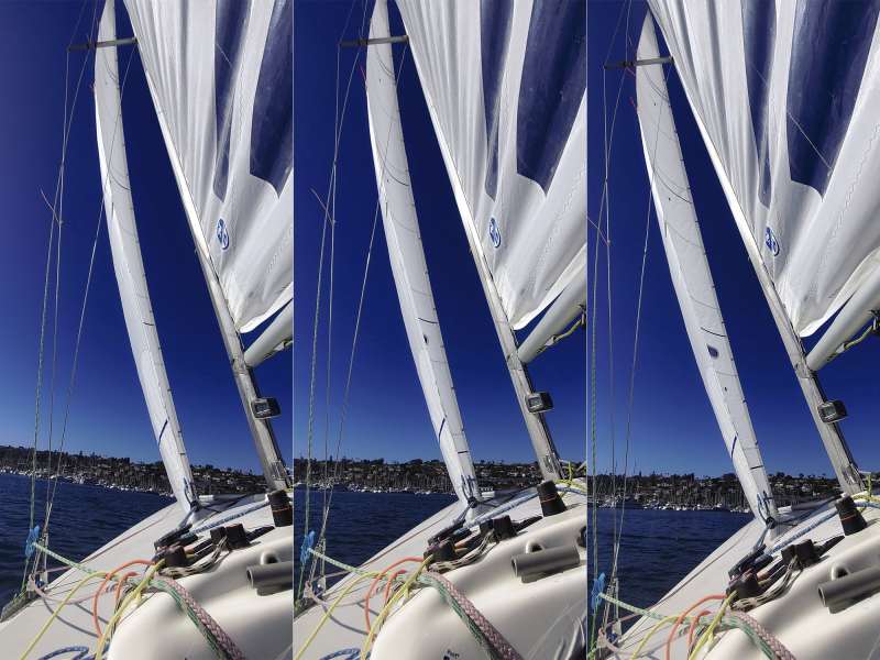 3-panel1 Jib sag/headstay tension